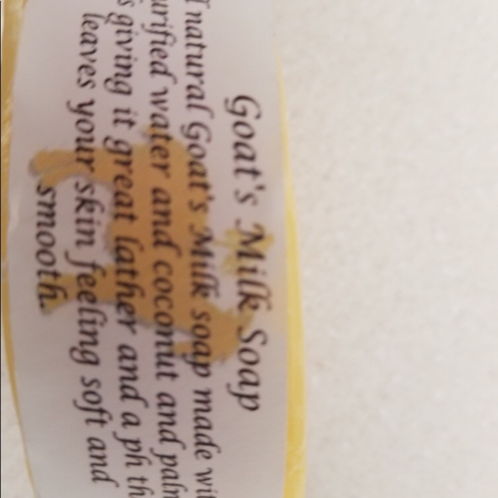 Goat milk soap